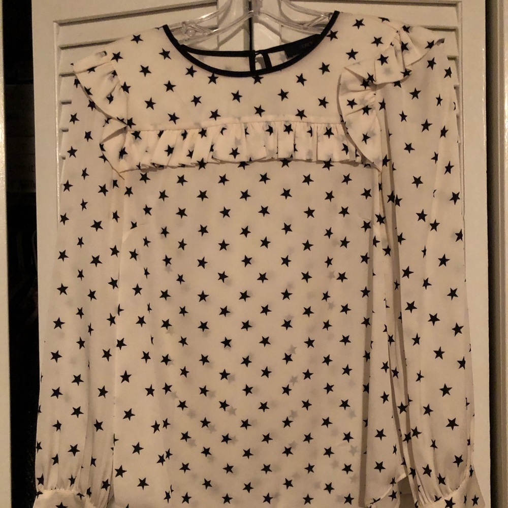 J Crew Star blouse